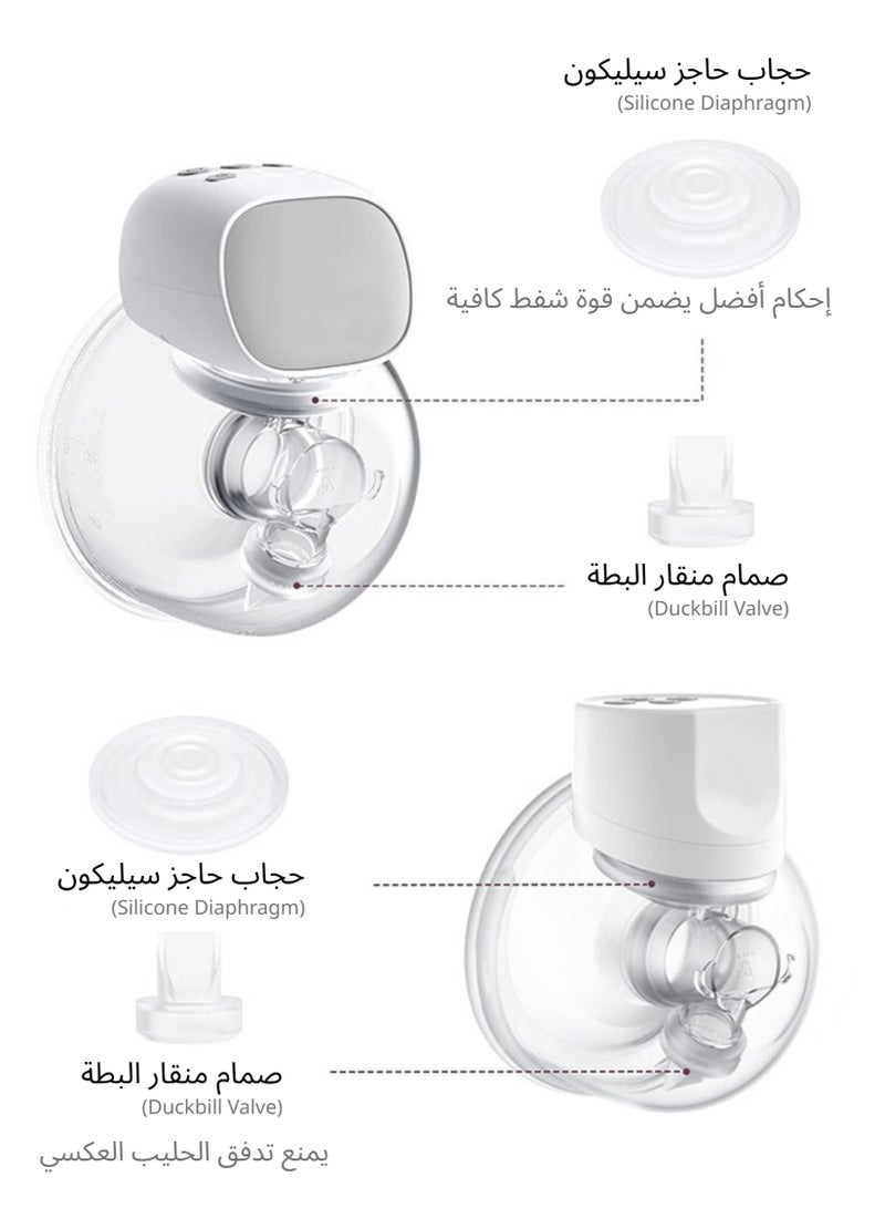 طقم صمامات وإدخال سيليكون بديل لشافط الحليب Momcozy S9 / S12 / S9 Pro / S12 Pro – قطع غيار شفاط الحليب، سيليكون آمن خالٍ من BPA، 6 قطع - Image 5