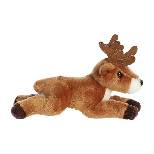 Aurora Adorable Mini Flopsie Deer Stuffed Animal Mini Companions Ready for Playful Adventures for Kids All Ages Toddlers Adults and Families Brown 8 Inches - Image 5