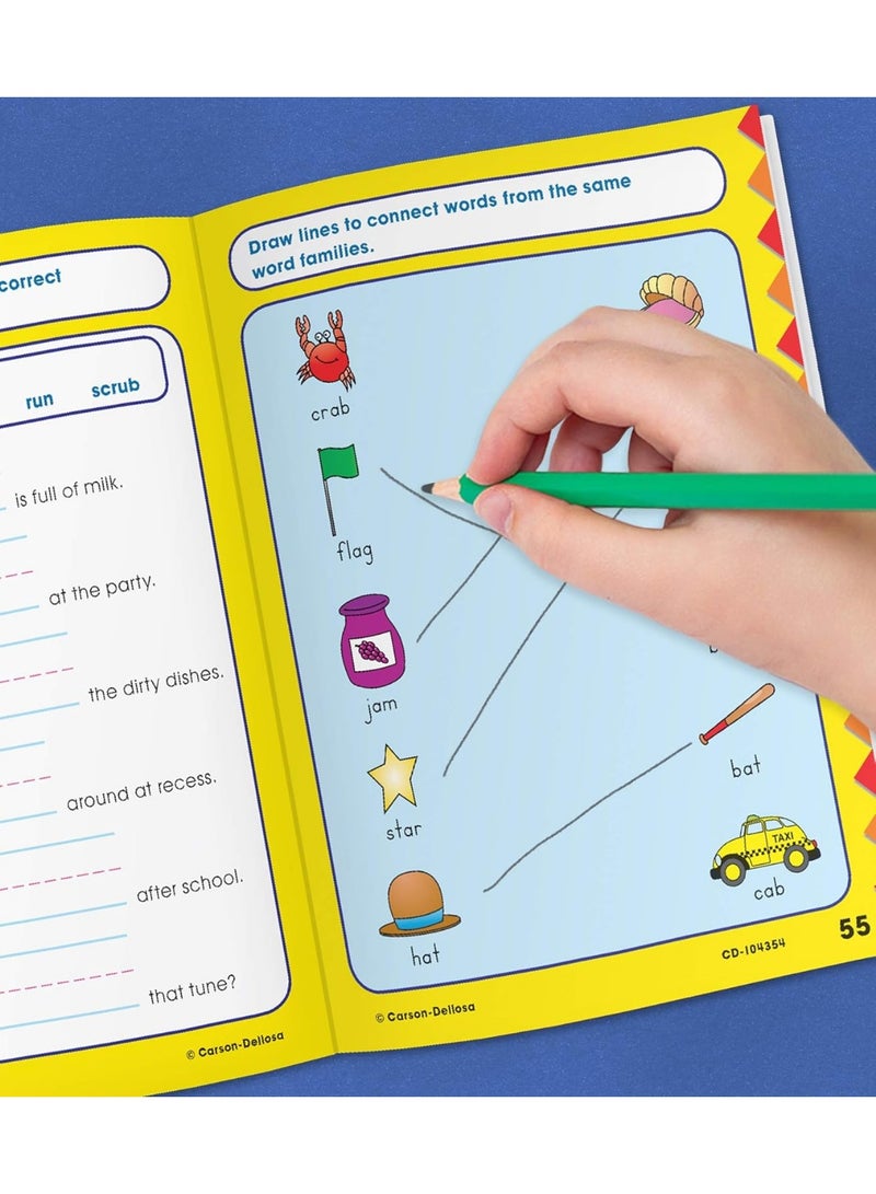 Carson Dellosa Phonics for First Grade Workbook, Consonants, Blends, Digraphs, Vowels, and Word Families Writing Practice, Language Arts Classroom or Homeschool Curriculum (Volume 11) (Home Workbooks) - Image 5