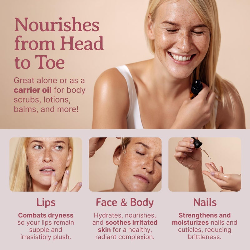 Bella Terra Oils زيوت بيلا تيرا - زيت بذور الماراكوجا 4 أونصات - استمتع بملف الفاكهة الغذائية، غني بفيتامين أ والأحماض الدهنية الأساسية، لتغذية البشرة بشكل طبيعي - Image 5