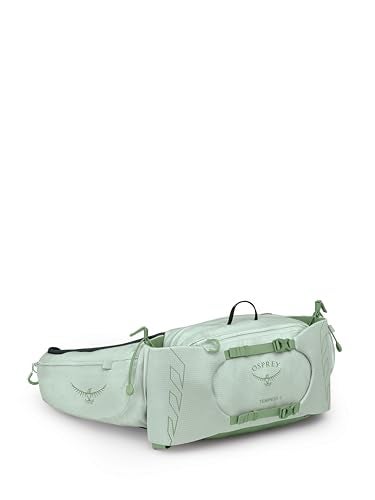 Osprey Tempest 6L Womens Lumbar Hiking Waist Pack Fanny Pack with Water Bottle Holders Frosty Mint GreenBotanica Extended Fit - Image 1