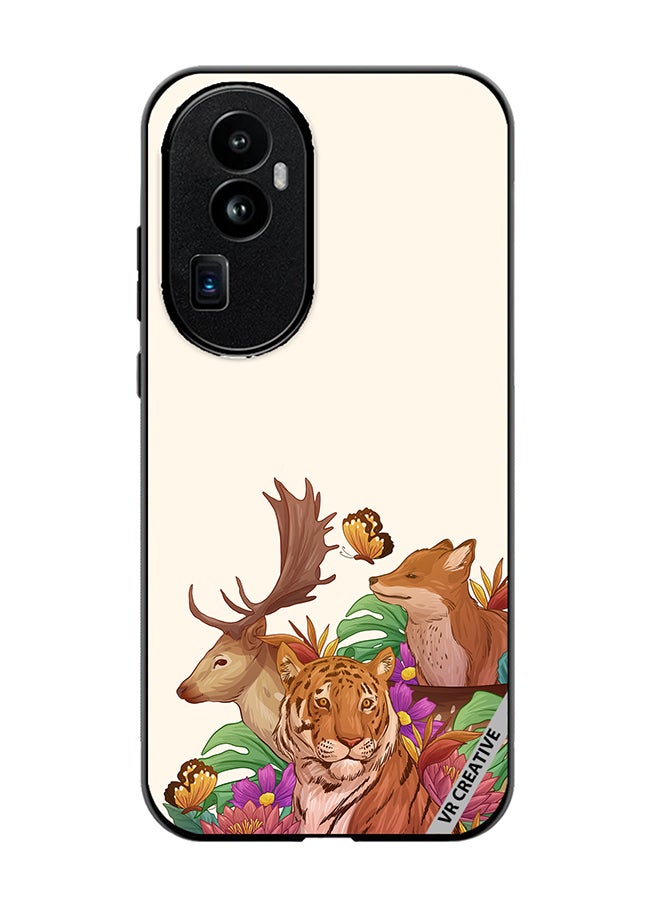 VR CREATIVE Protective Case Cover For Oppo Reno 10 Pro Plus Wild Animals Design Multicolour - Image 1