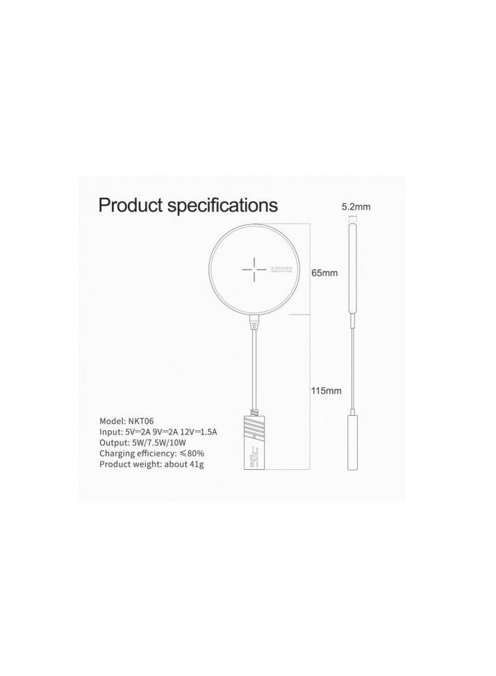 Nillkin Magnetic MagSlim Wireless Charger – Ultra-Fast, Ultra-Sleek Charging! - Image 3