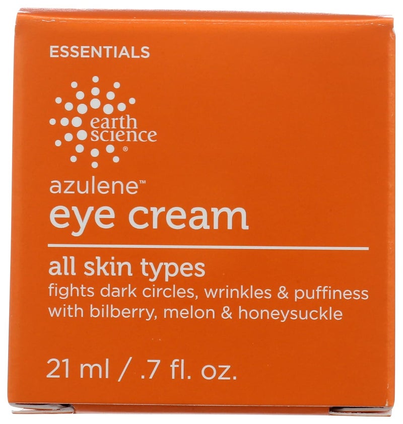 EARTH SCIENCE Azulene Eye Cream For Puffiness Dark Circles and Wrinkles 07 oz - Image 1