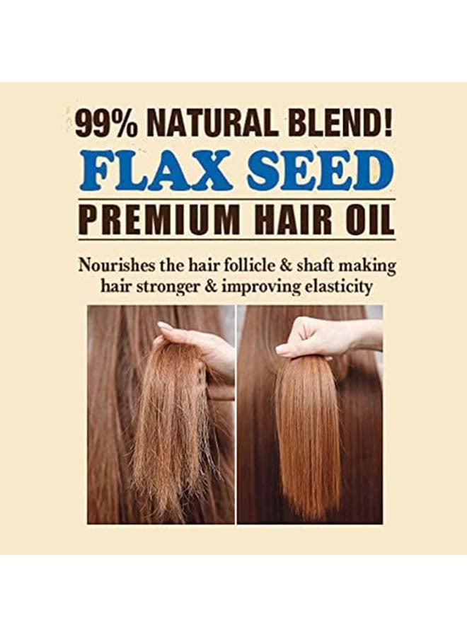 ديفيل زيت الشعر الطبيعي الفاخر من ديفيل - زيت شعر بذور الكتان 75 مل - علاج زيت الشعر لتقوية وترطيب الشعر - Image 5