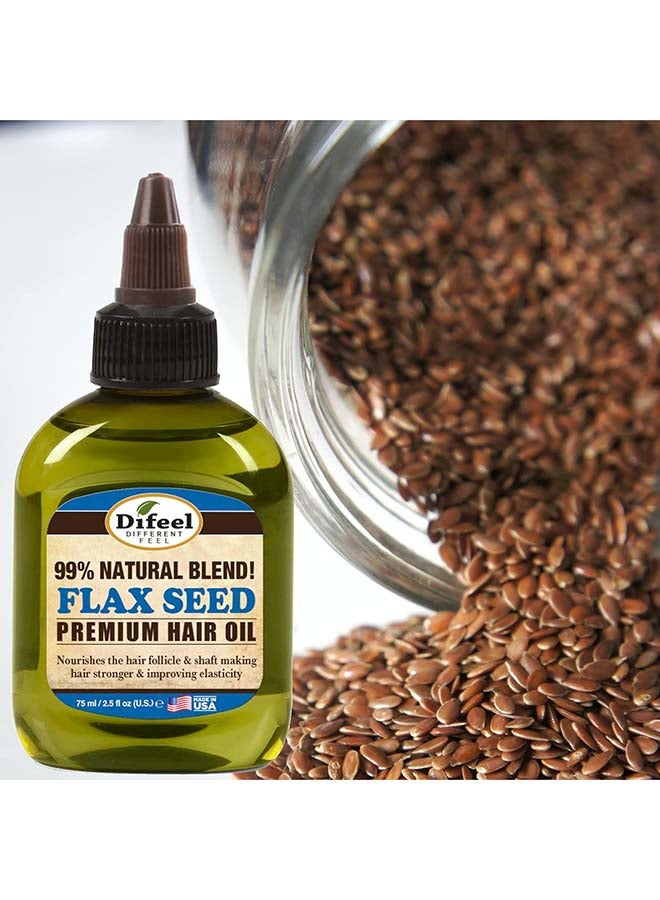 ديفيل زيت الشعر الطبيعي الفاخر من ديفيل - زيت شعر بذور الكتان 75 مل - علاج زيت الشعر لتقوية وترطيب الشعر - Image 3