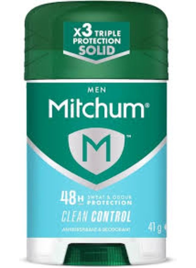 REVLON Mitchum Men Triple Odor Defense Deodorant Stick & Antiperspirant (41g)