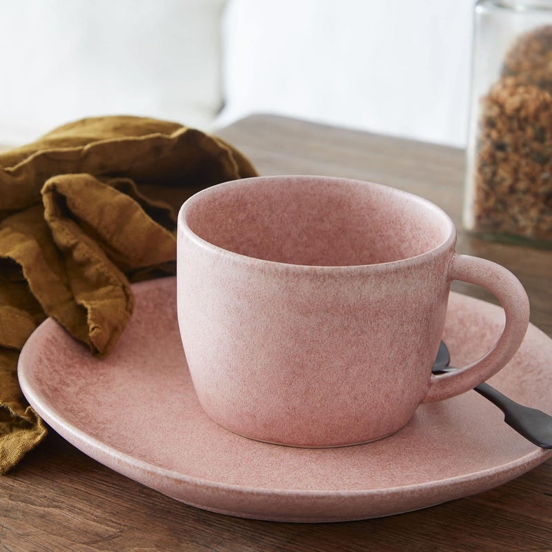 Costa Nova Ceramic Stoneware 12 oz Mug  Livia Collection Mauve Rose  Microwave  Dishwasher Safe Dinnerware  Food Safe Glazing  Restaurant Quality Drinkware - Image 4