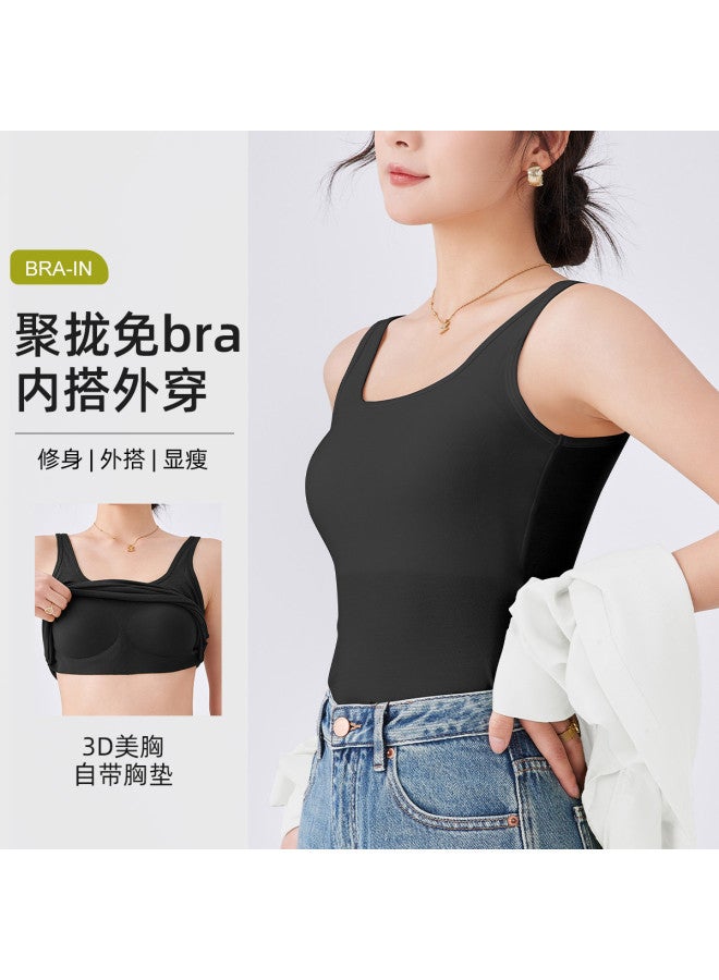 Fenton women's Tank Top - Braless Design, Wearable Inside Or Out, Side Coverage, Layering Essential - Image 2