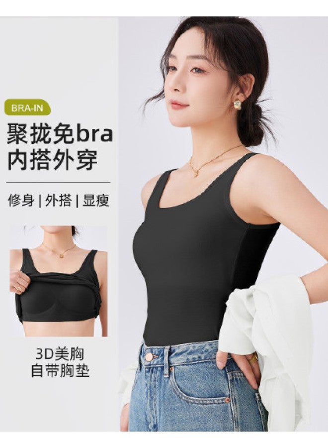 Fenton women's Tank Top - Braless Design, Wearable Inside Or Out, Side Coverage, Layering Essential - Image 1