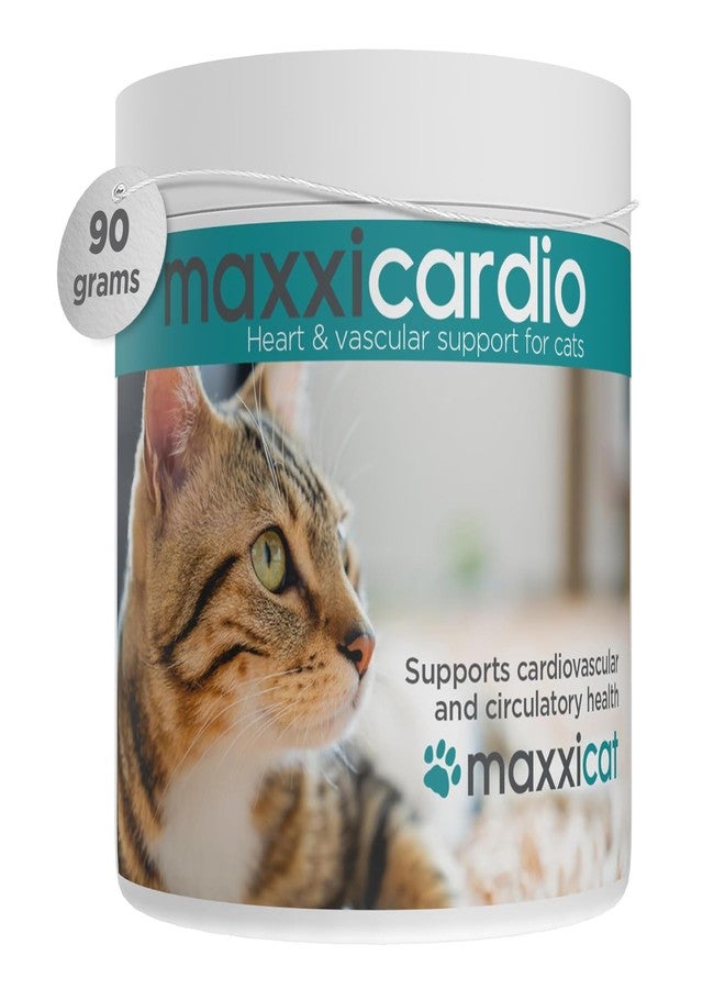 maxxipaws مكمل غذائي ماكسيبوز ماكسي كارديو للقلب والأوعية الدموية للقطط، 3.2 أونصة - Image 1