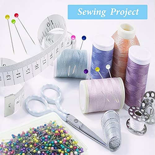Sunenlyst 600PCS Sewing Pins Straight Pin for Fabric, Pearlized Ball Head Quilting Pins Long 1.5inch, Multicolor Corsage Stick Pin for Dressmaker, Jewelry DIY Decoration, Craft and Sewing Project - Image 4