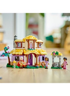 LEGO مجموعة لعبة بناء كوخ آشا من ديزني؛ كوخ للتمثيل في الحياة في القرية؛ هدية عيد الميلاد القابلة للجمع التي سيتحدث عنها الجميع لعشاق وأطفال ديزني ويش الذين تتراوح أعمارهم بين 7 سنوات وأكثر (509 قطع) 43231  - Image 3