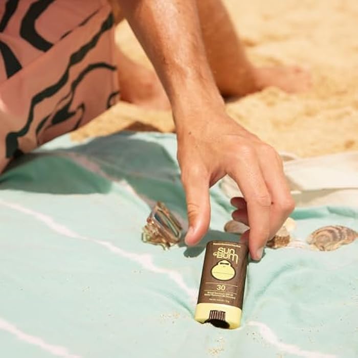 Sun Bum Original SPF 30 Face Stick Sunscreen - Water-Resistant Broad Spectrum Facial Sunscreen with Vitamin E - Hawaii 104 Act Compliant (Without Octinoxate & Oxybenzone) - Travel Friendly - 0.45 oz - Image 3