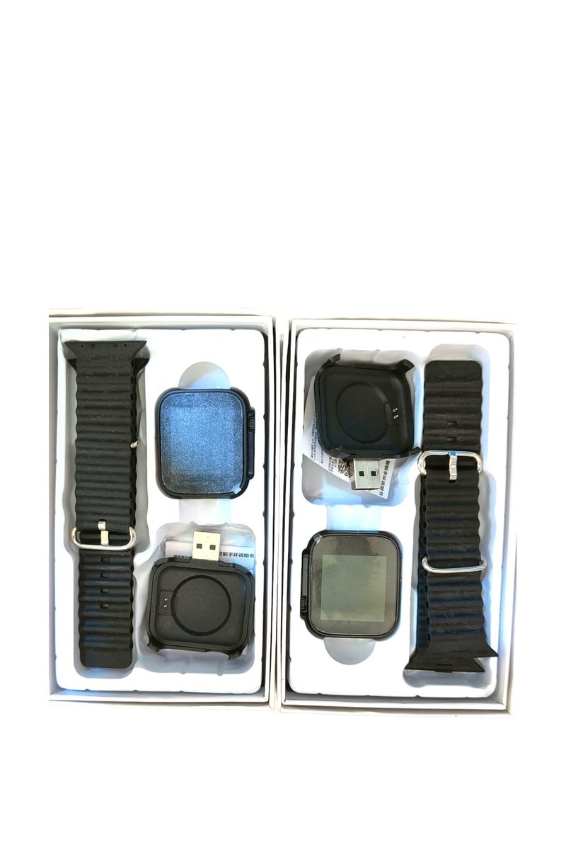 Smartwatch Combo Pack with Charger & Strap – Buy 1 Get 1 Free | Fitness Tracker, Heart Rate & Notifications - Image 4