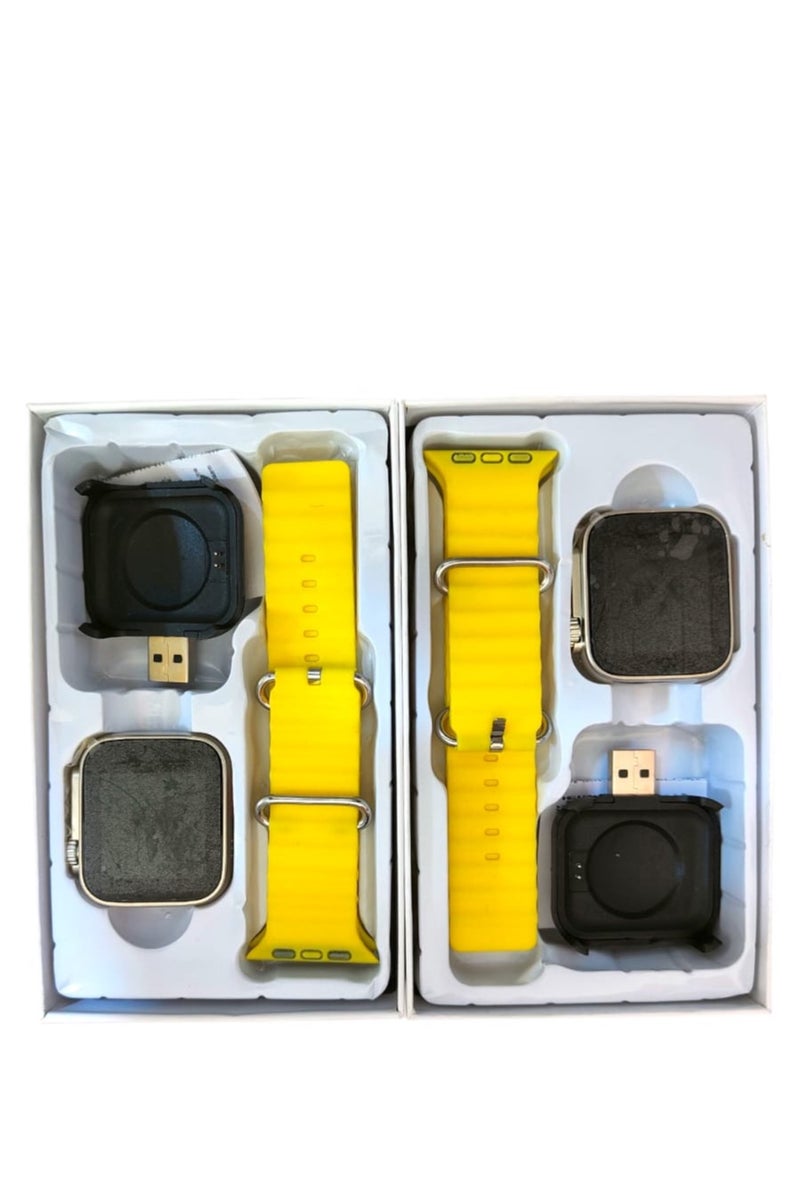 Smartwatch Combo Pack with Charger & Strap – Buy 1 Get 1 Free | Fitness Tracker, Heart Rate & Notifications - Image 2