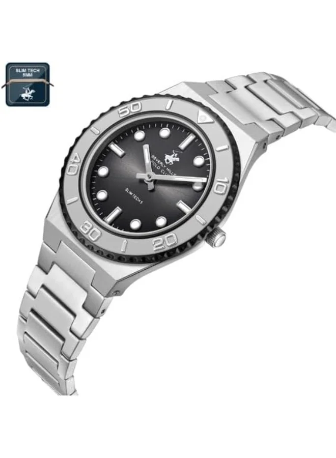 BEVERLY HILLS POLO CLUB BEVERLY HILLS POLO CLUB Women's VJ20 Movement Watch, Analog Display and Metal Strap - BP3713X.360, Gun