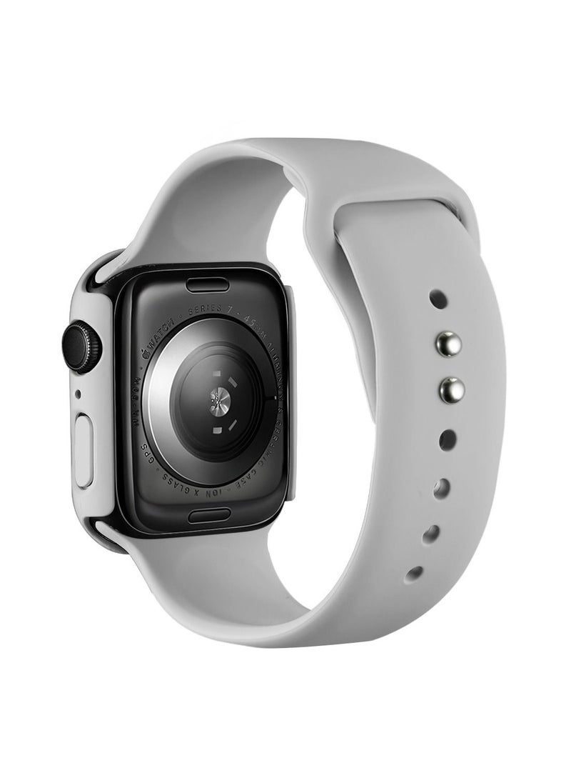 GULFLINK - Silicone Watch Band 220mm Length for Apple iWatch 7 45mm - Image 1