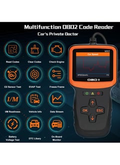 شفاء الحياة جهاز فحص OBD2 لجميع المركبات - قارئ أكواد المحرك مع بيانات حية وجاهزية I/M  - Image 5
