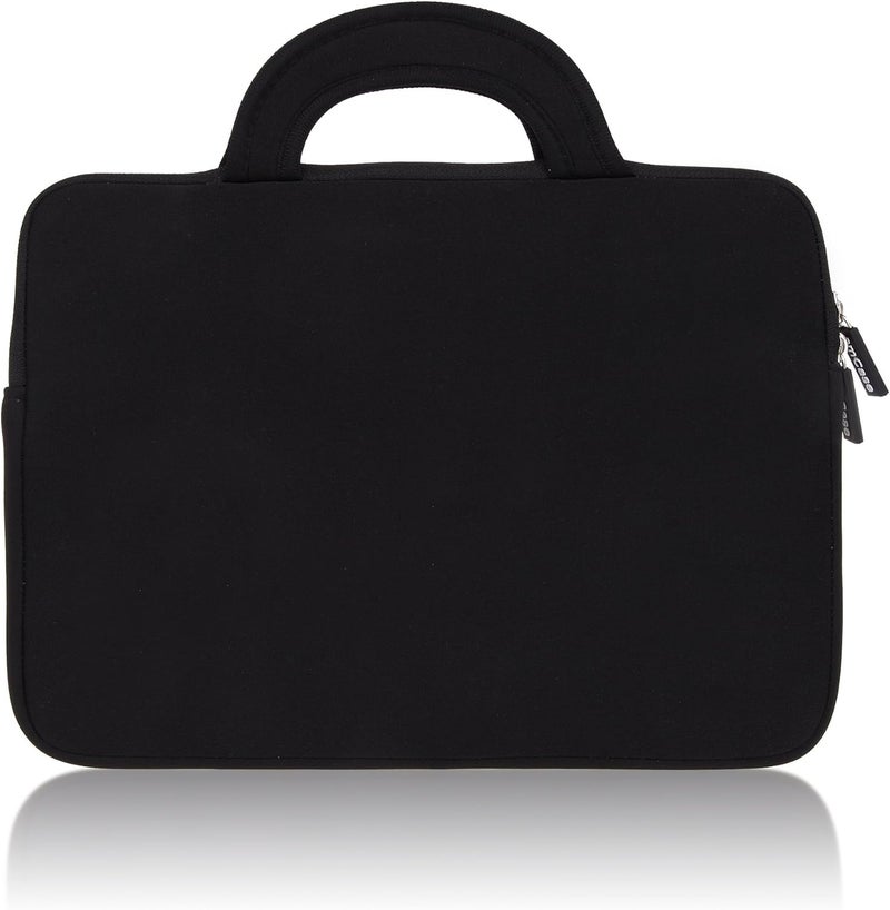 AM Case amCase Chromebook Case-11.6 to 12 inch Neoprene Travel Sleeve with Handle-Black - Image 3