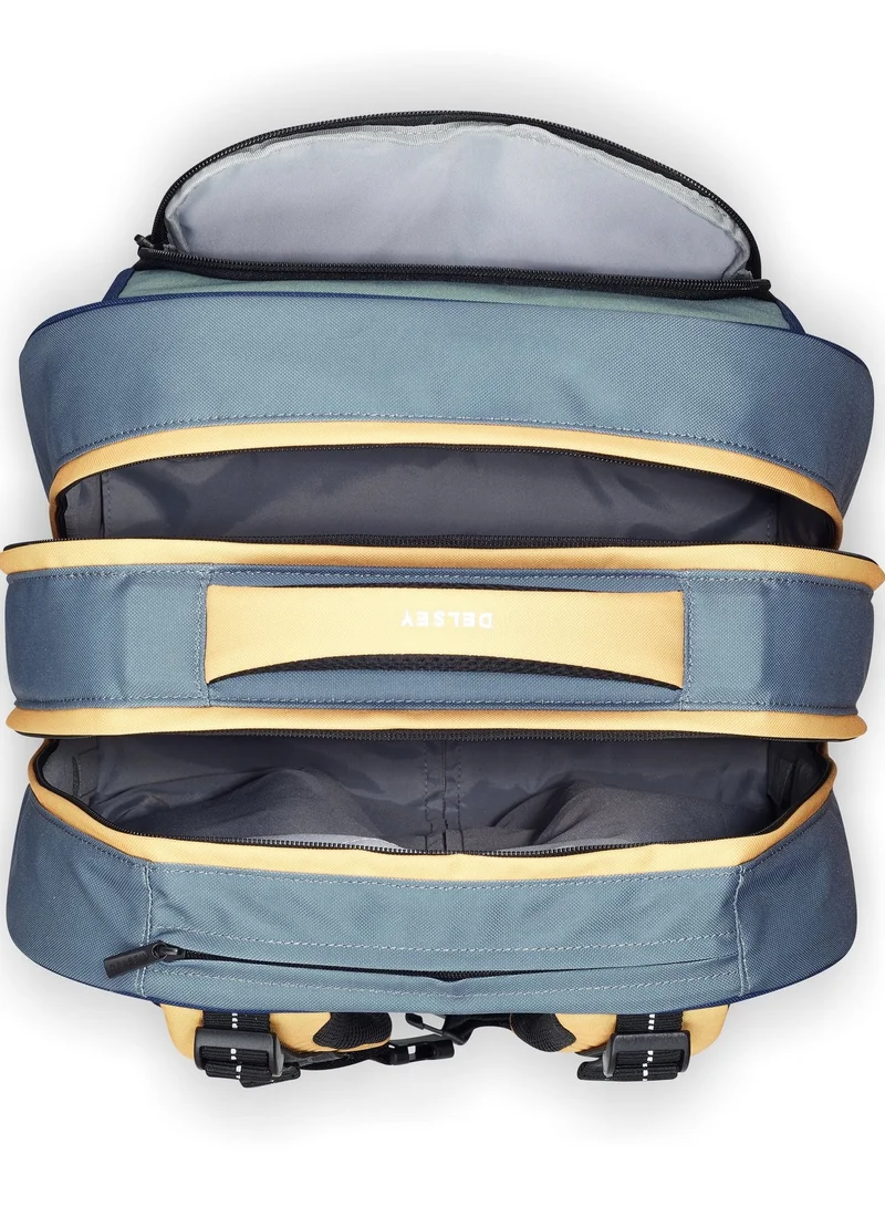 DELSEY Paris  BTS 2023 - 4 Double Wheeled Vertical Trolley Backpack - Cactus (Multicolour)  | Best Price UAE