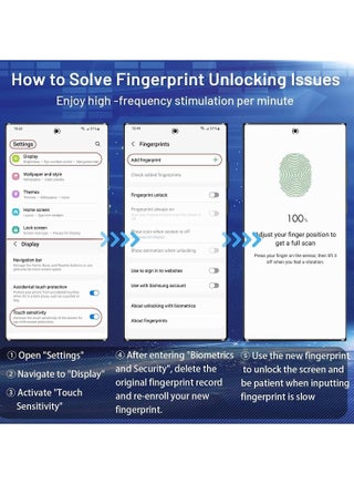2 Pack Samsung Galaxy S25 Ultra Privacy Screen Protector,Support Fingerprint Unlock Screen Protector for Samsung Galaxy S25 Ultra,High hardness Tempered Glass Film,Anti-Scratch Case Friendly - view 2