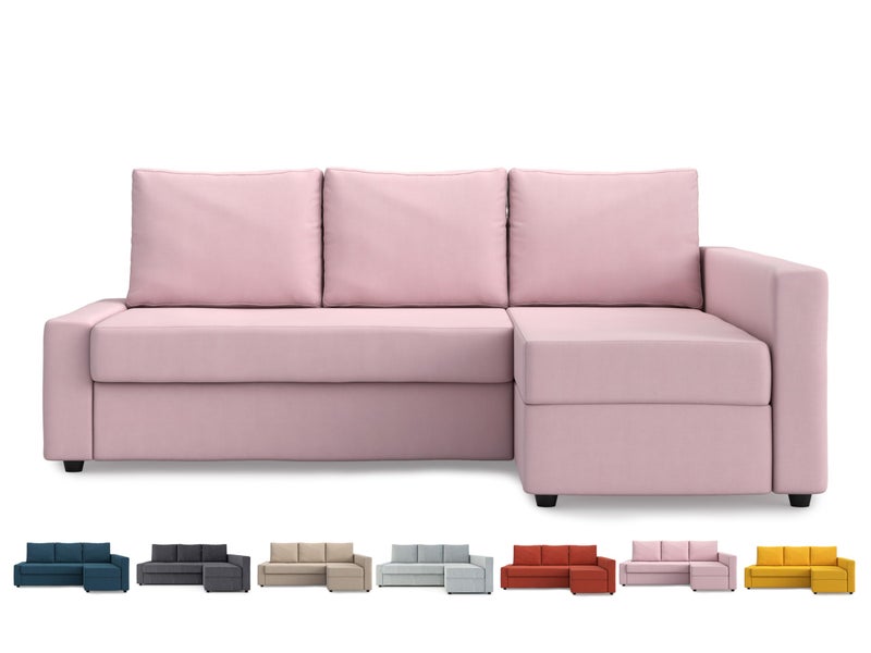 MASTERS OF COVERS MASTERS OF COVERS Snug Fit Friheten Slipcover for The IKEA Friheten with Chaise Corner Cover Sofa Bed Cover Sectional Slipcover Replacement PinkCover OnlyNot Sofa 
