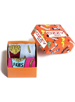 Ozzy Socks 2 Pack Fries Patterned Socks  - Image 1