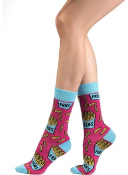 Ozzy Socks 2 Pack Fries Patterned Socks  - Image 2