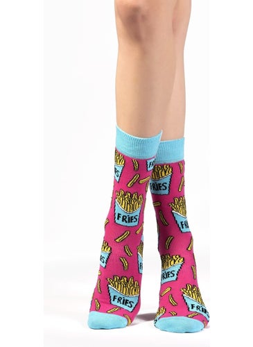 Ozzy Socks 2 Pack Fries Patterned Socks  - Image 3