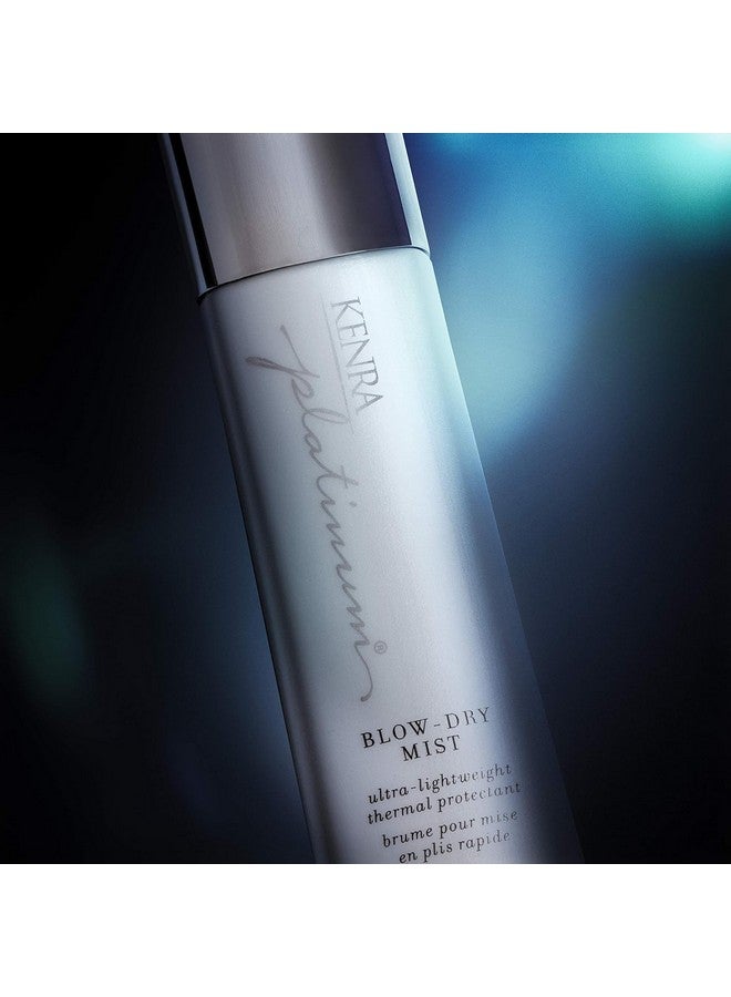 كينرا بخاخ كينرا بلاتينيوم لتجفيف الشعر | واقي حراري خفيف الوزن للغاية | يفك تشابك الشعر، وينعمه، وينعمه | يزيل التجعد ويقاوم الرطوبة | للشعر الناعم إلى المتوسط | 3.4 أونصة سائلة - Image 5