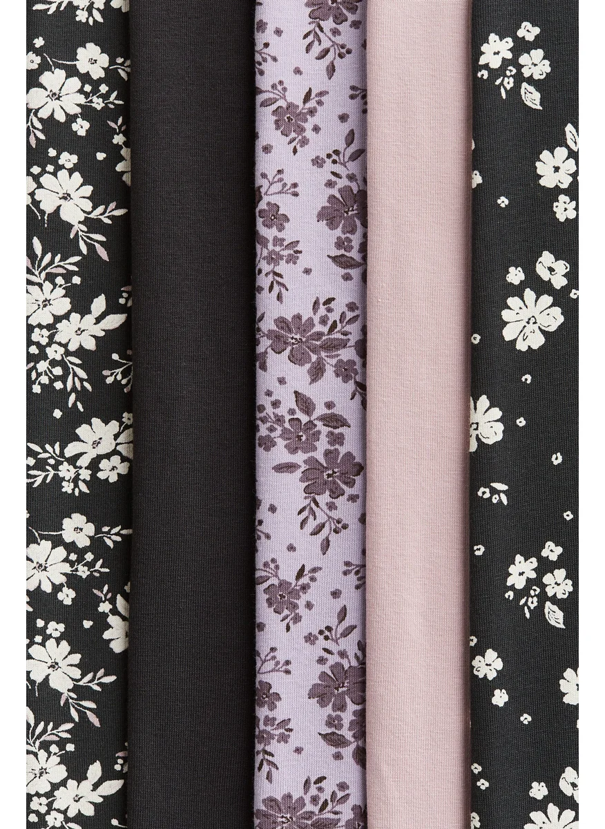 H&M 5-Pack Cotton Leggings