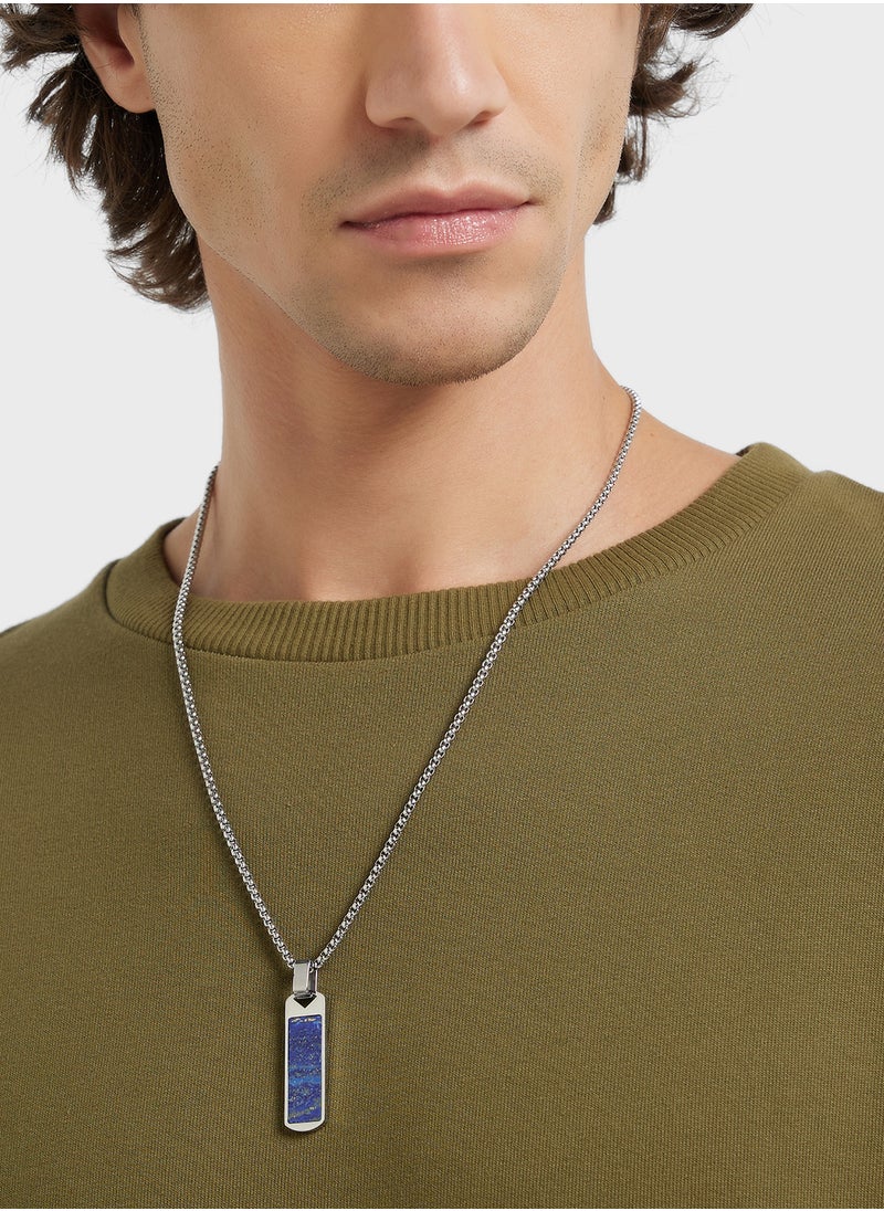 Robert Wood Pendant Chain Necklace  - Image 4