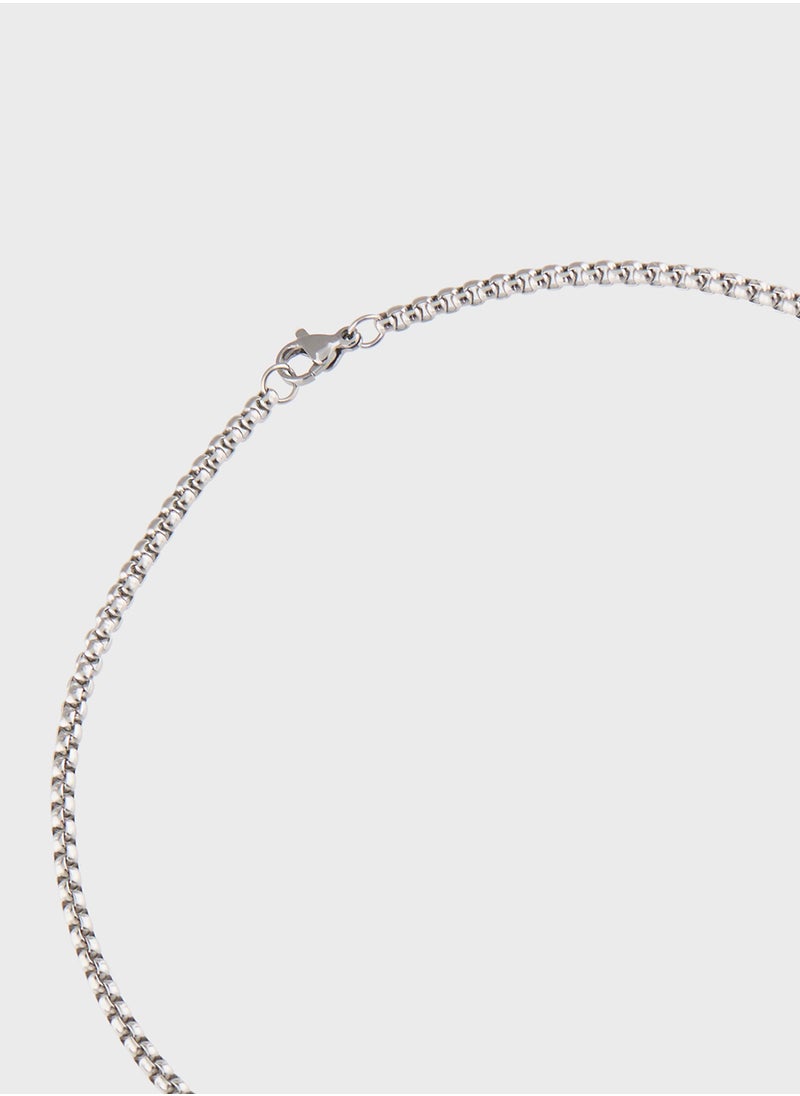 Robert Wood Pendant Chain Necklace  - Image 3