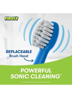 Firefly Firefly Slim Sonic Hot Wheels Toothbrush with USB Charging and Antibacterial Cover, Ages 3+, 1 Count  - Image 3