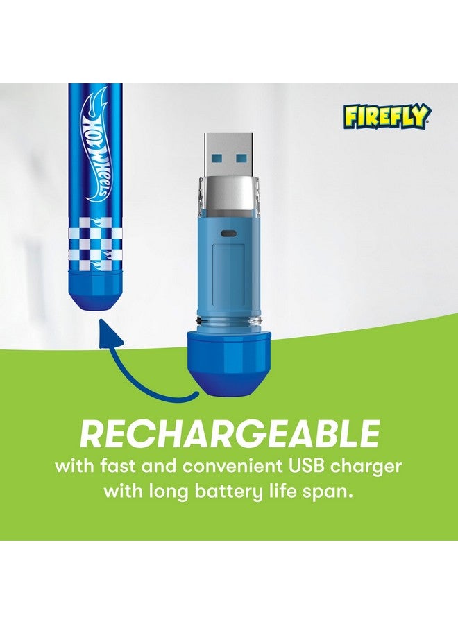 فايرفلاي فرشاة أسنان فايرفلاي سليم سونيك هوت ويلز مع شحن USB وغطاء مضاد للبكتيريا، للأعمار من 3 سنوات فما فوق، قطعة واحدة - Image 4