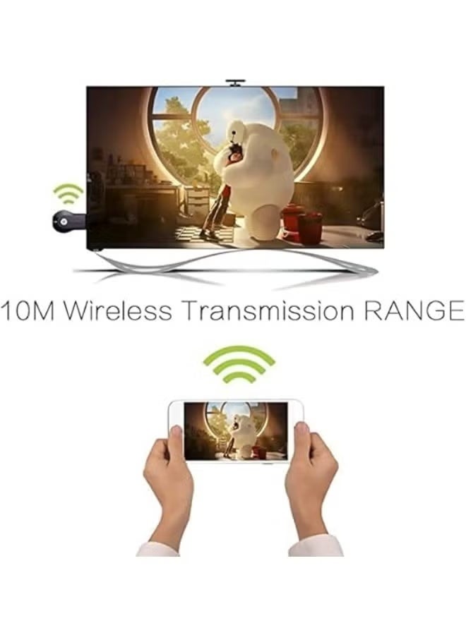 Wireless HDMI Display Adapter 4K Screen Mirroring Dongle with WiFi for Compatible Smartphones Tablets and TVs - Image 3