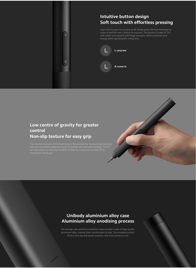 Xiaomi Xiaomi Electric Precision Screwdriver 24 X S2 Bits, 170 Rpm, MJDDLSD003QW  - Image 5