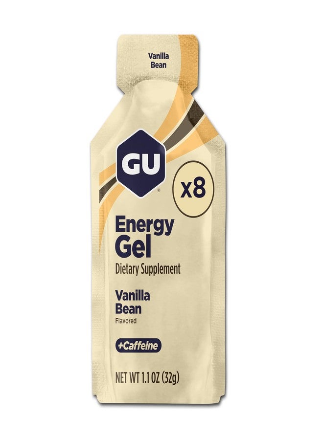 Gu Energy جل الطاقة الأصلي من GU Energy، نكهة الفانيليا، 8 عبوات - Image 1