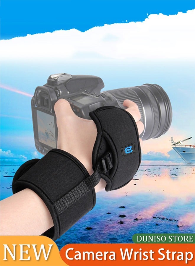 Loquat Camera Wrist Strap,Soft Hand Grip Wrist Strap With Belt, Padded Secure Grip for SLR/DSLR, Stylish and Comfortable Wrist Strap ,for Photographers, Rapid Fire Support,Diving camera wristband  - Image 1