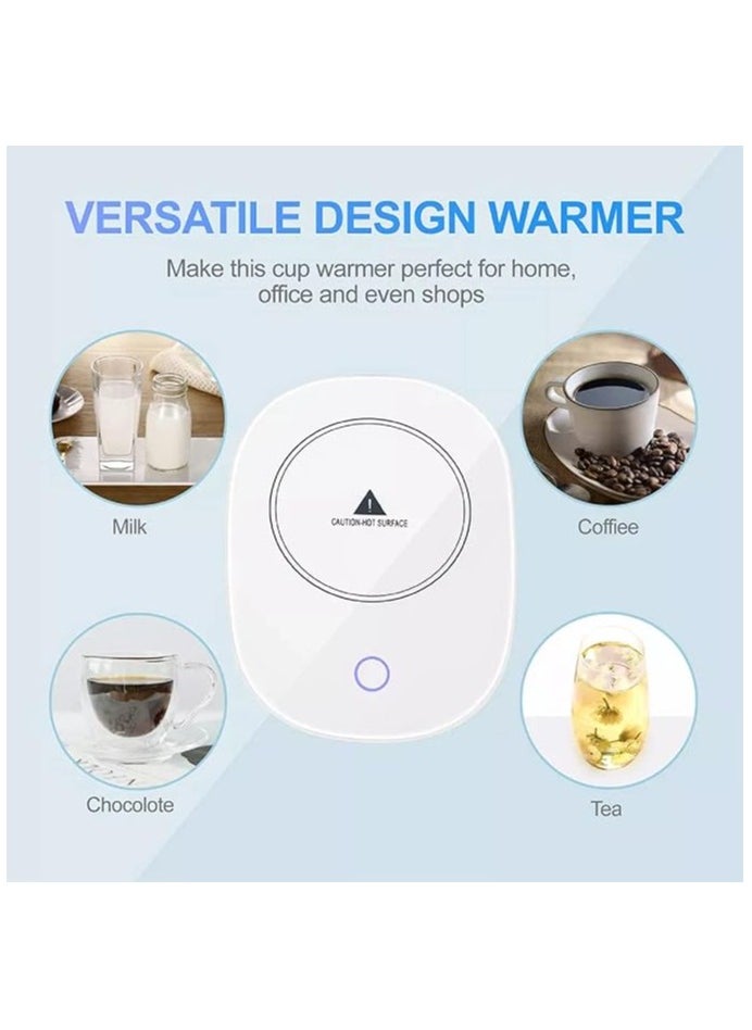 Generic - Tormeti Coffee Mug Warmer with Auto Shut Off and Heating Function 16 Watt Electric Beverage Warmer Plate for Coffee Tea Milk Cocoa, Warmer Temperature Up to 131℉/ 55℃, KW-001 - Without Mug - Image 1