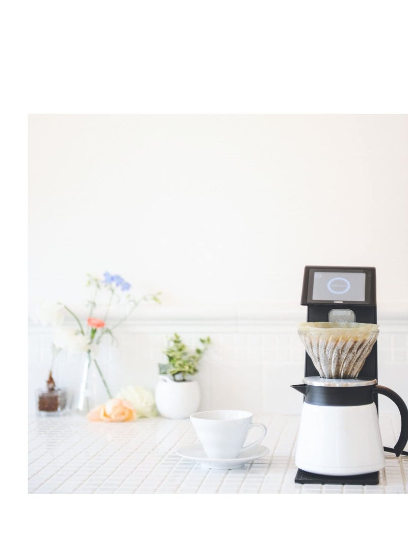 SYOSI Thermal Coffee Carafe Tea Pot, Thermal and Cold Coffee Carafe Stainless Steel Insulation Pot Double Wall Vacuum Insulated Coffee Water & Beverage Dispenser, White, 650ml22oz - Image 1