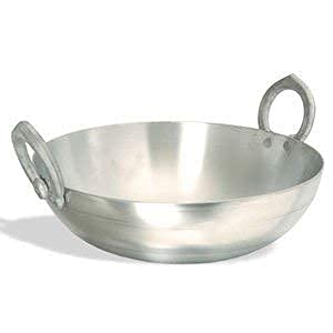 NURAT® Primmum Quality Heavy Base Aluminum Khadai Deep Frying Khadai with Handle for Kitchen Aluminium Kadai for Multipurpose Use(7 Litter) - Image 3