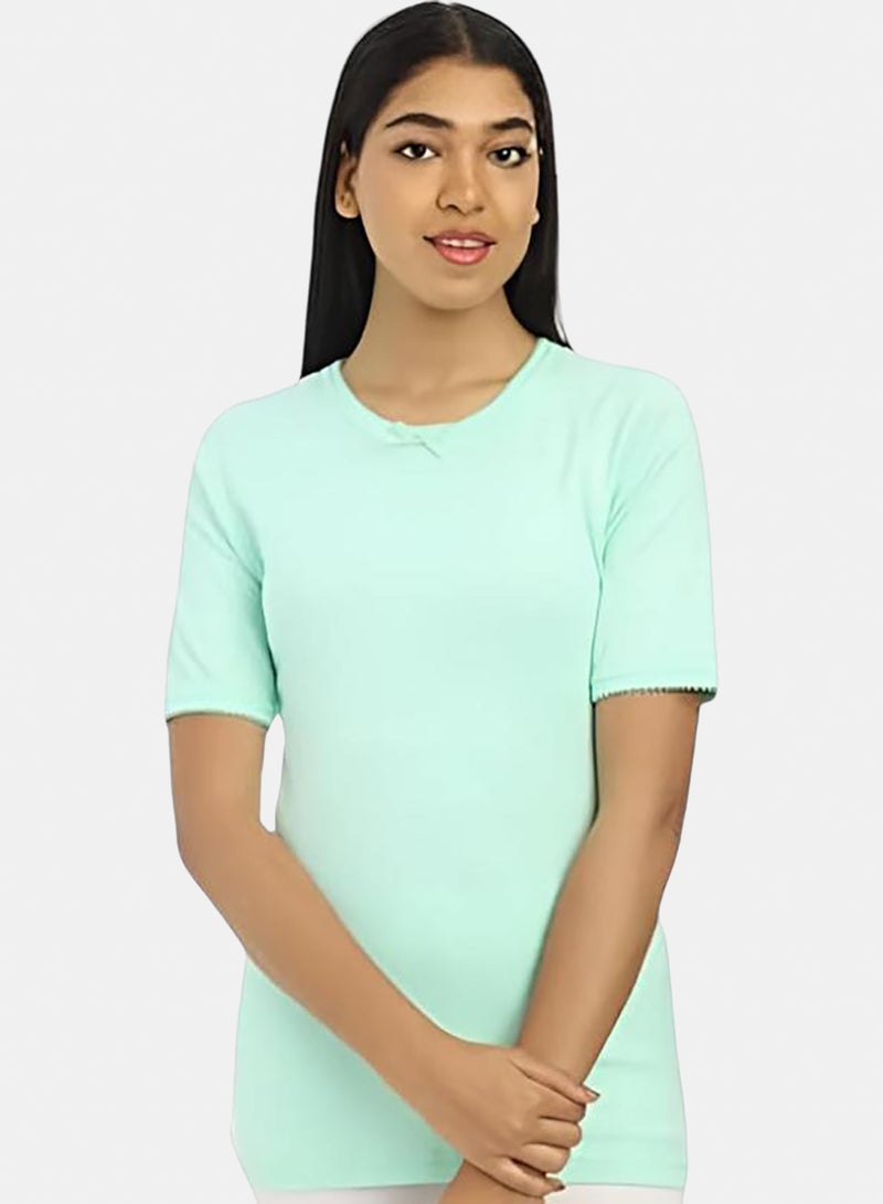 Dahab Cotton Half Sleeves Undershirt Round Neck - Image 1