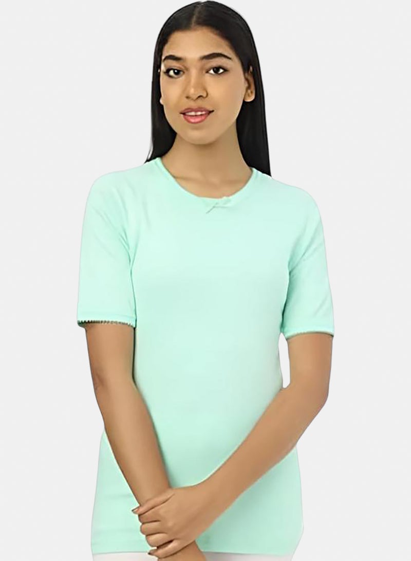 Dahab Cotton Half Sleeves Undershirt Round Neck - Image 2