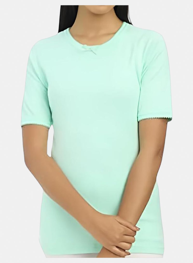 Dahab Cotton Half Sleeves Undershirt Round Neck - Image 3