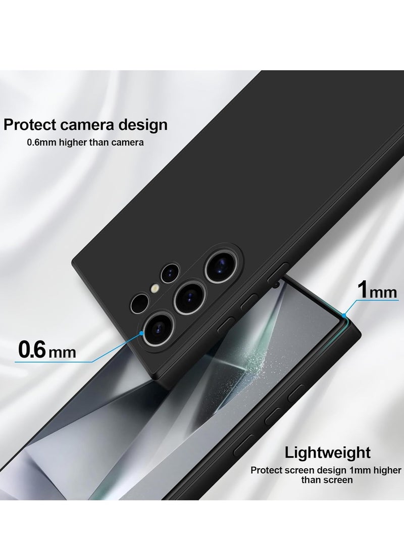 Houmt Samsung S25 Ultra Case Cover Liquid Soft Silicone Gel Rubber Galaxy S25 Ultra Cover Anti Scratch Shockproof Protective Phone Case for Samsung Galaxy S25 Ultra 6.8 Inch - Image 3