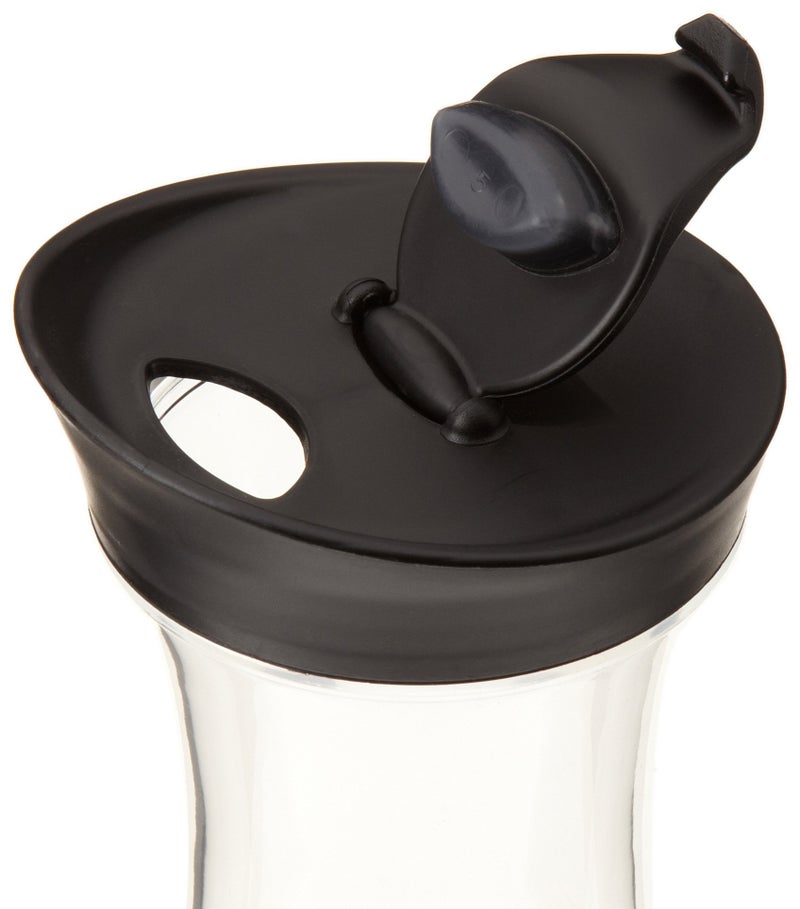 Prodyne Acrylic 36-Ounce Juice Jar, Black, 36 oz. - Image 1