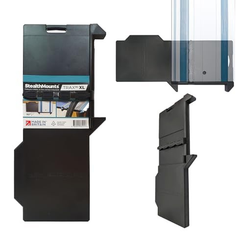 StealthMounts Trax90 XL Track Saw Square for Makita | 90° Right Angle Plunge Saw Guide Rail Angle Stop - Image 1
