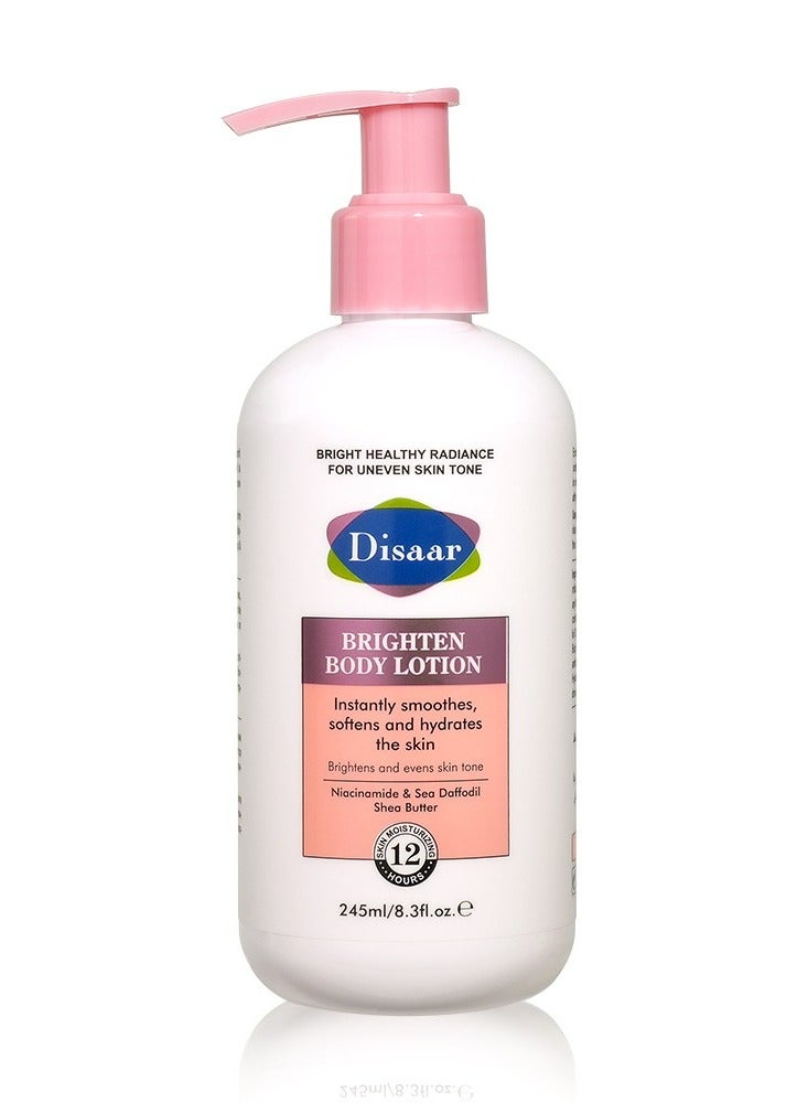 Disaar Brighten Body Lotion Niacinamide And Sea Doffodil Shea Butter 245 ML